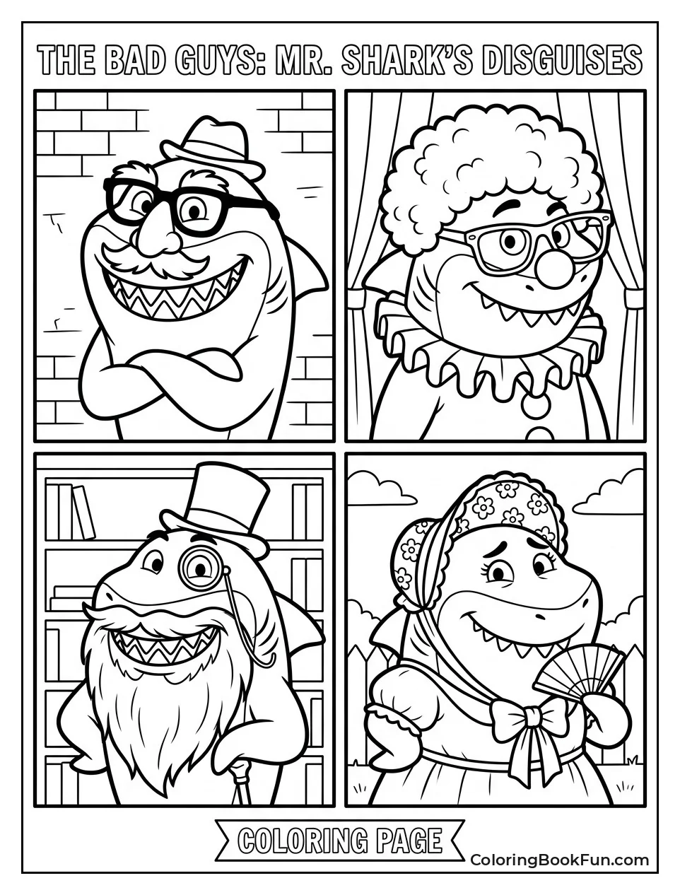 Shark Shows Four Funny Disguises