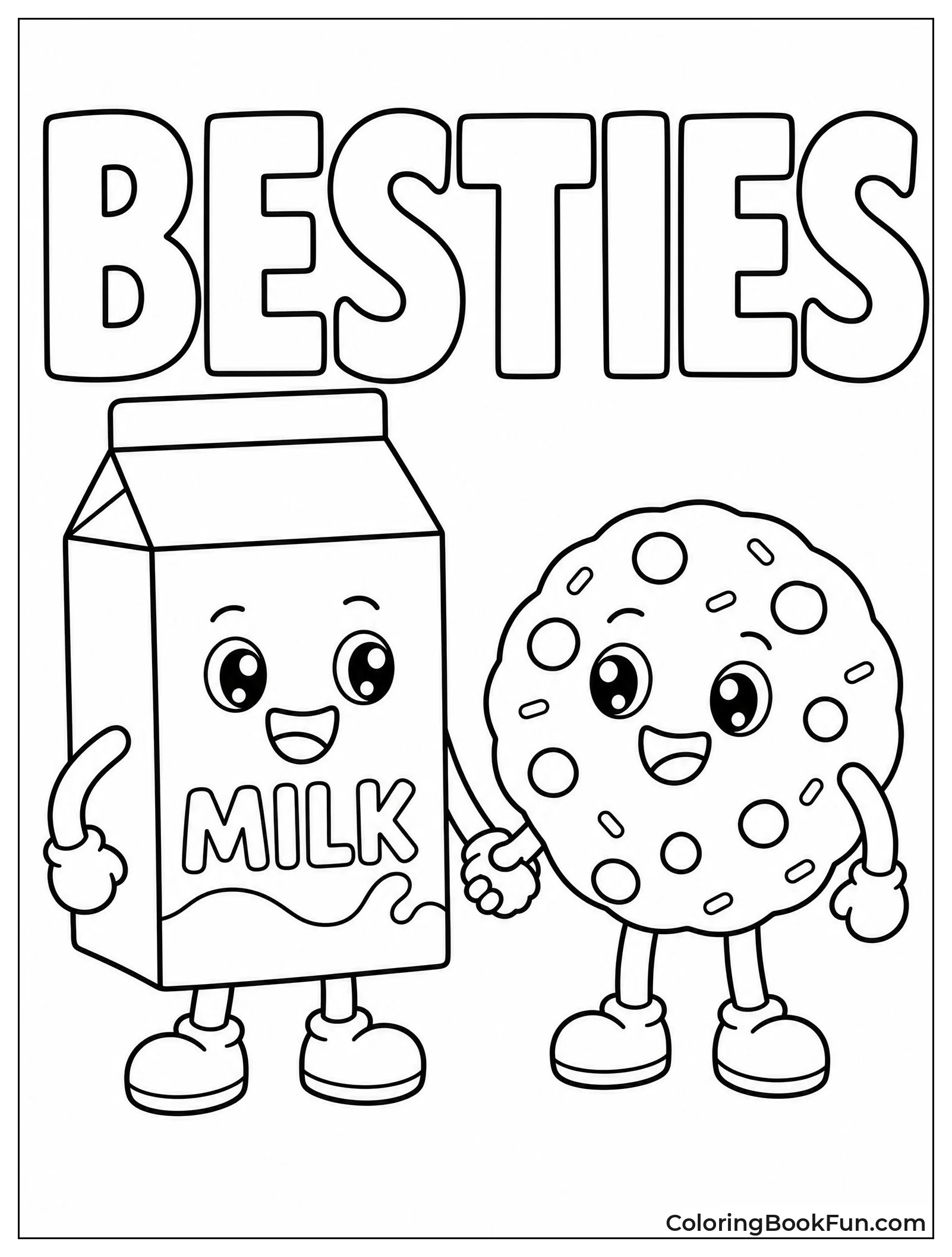 Milk and Cookie Hold Hands