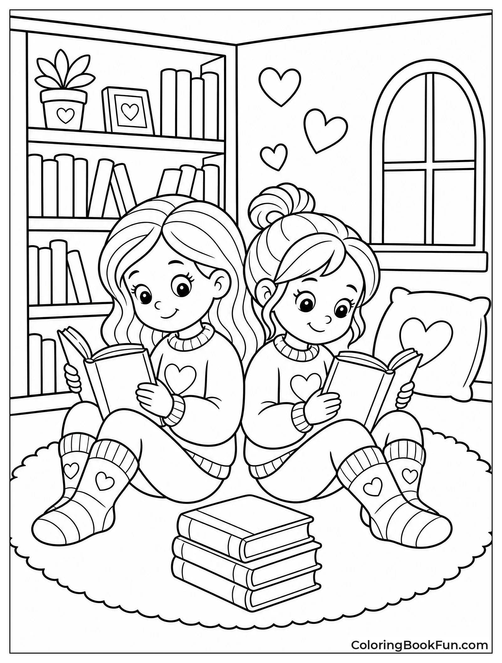 Friends Read Books Back to Back