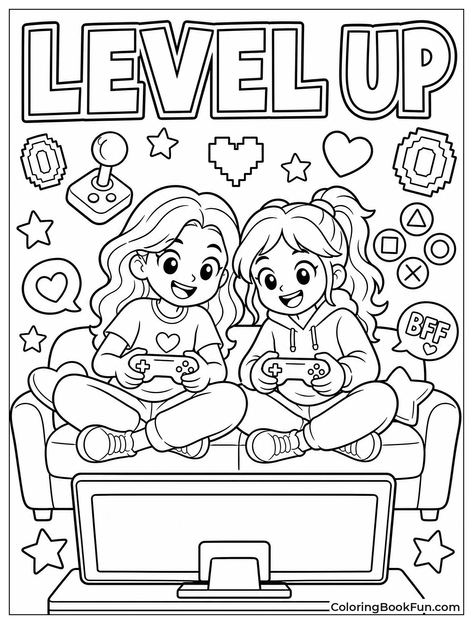Friends Play Video Games Together