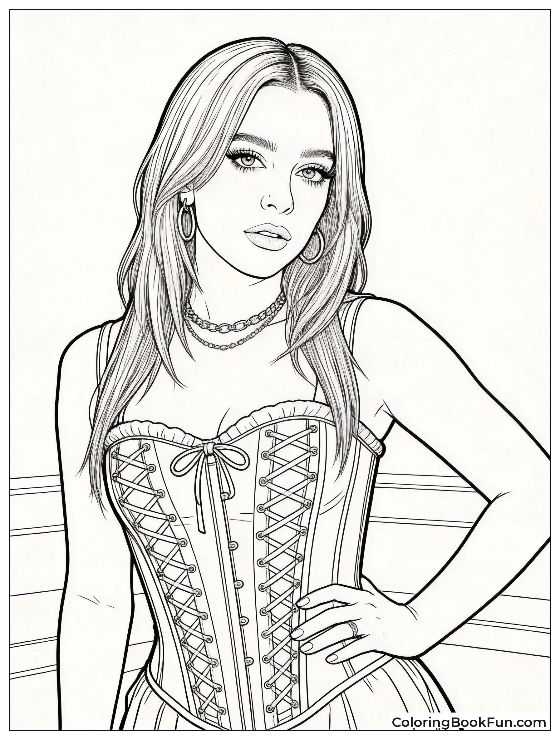 Billie in Corset Outfit
