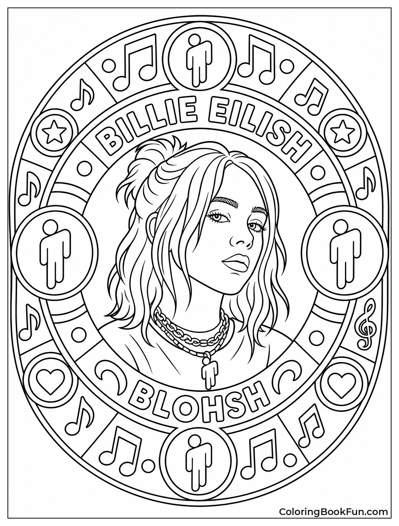 Blohsh Logo in Mandala