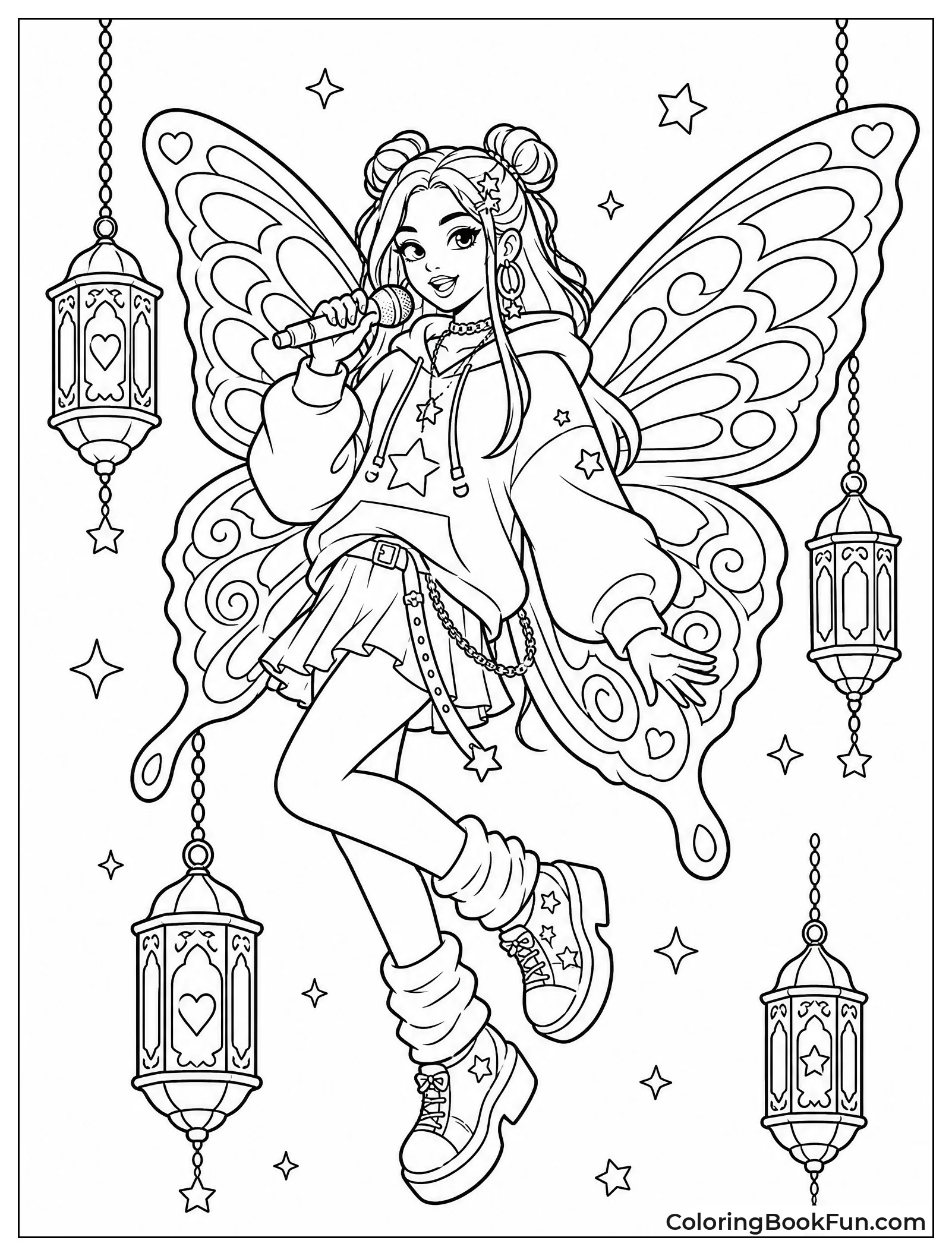 Billie with Beautiful Butterfly Wings