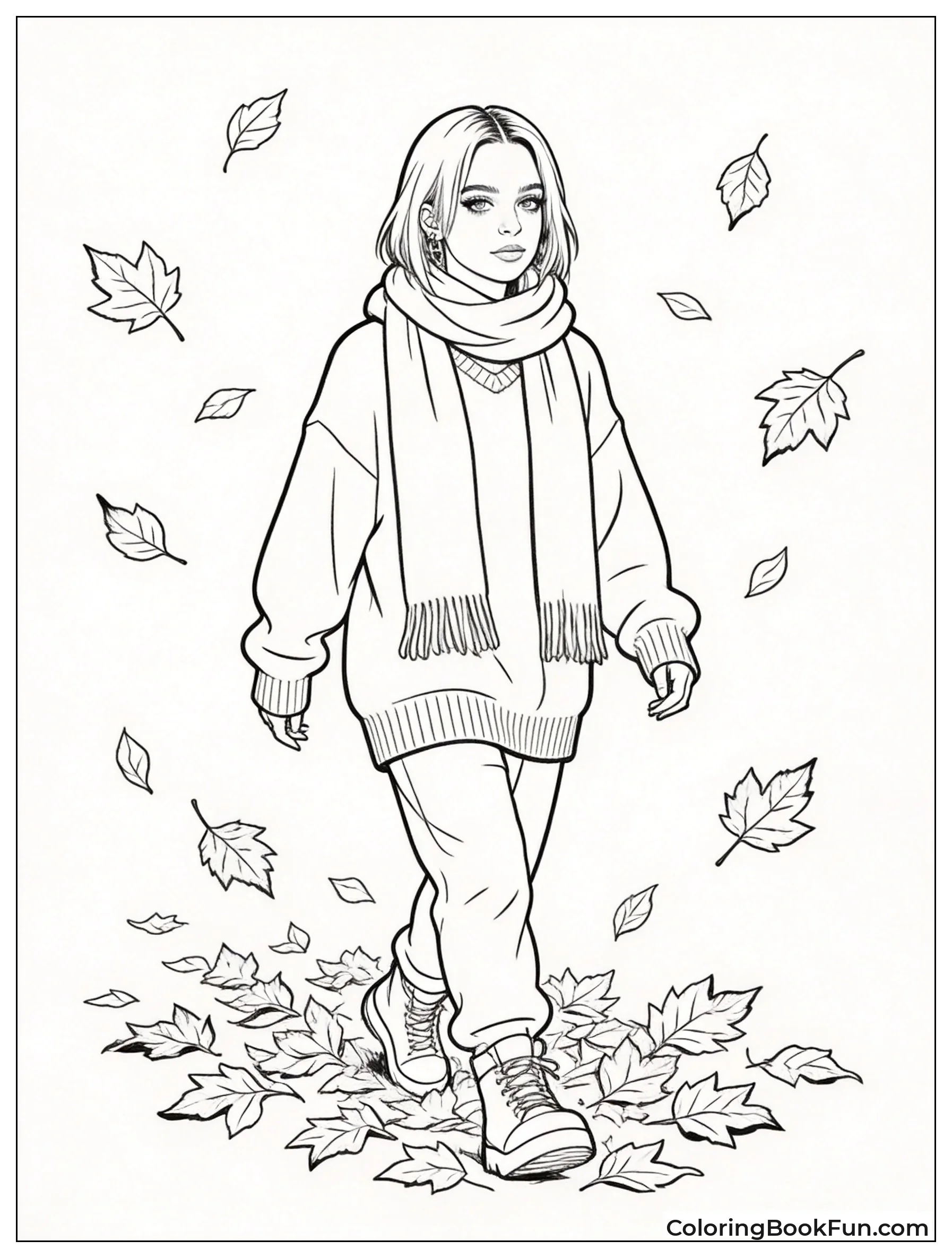 Billie in Fall Sweater