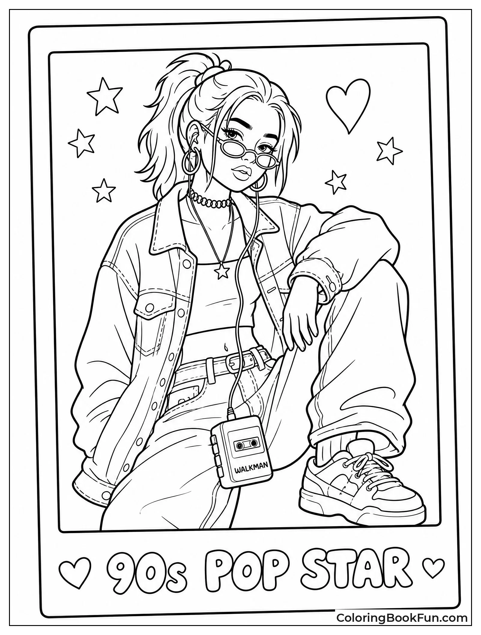 Billie in Retro Nineties Style