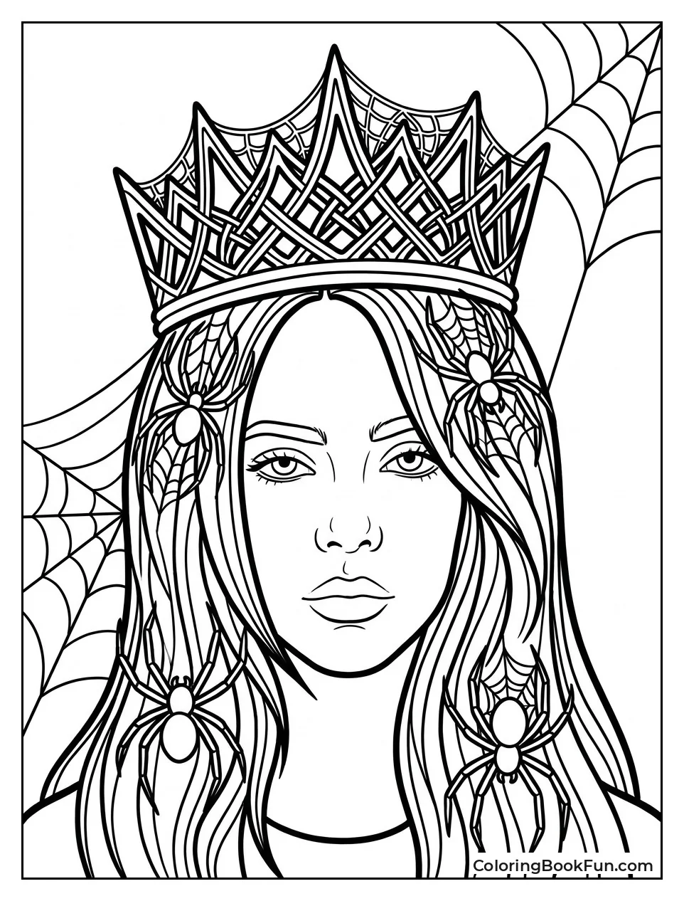 Billie with Spiders and Crown