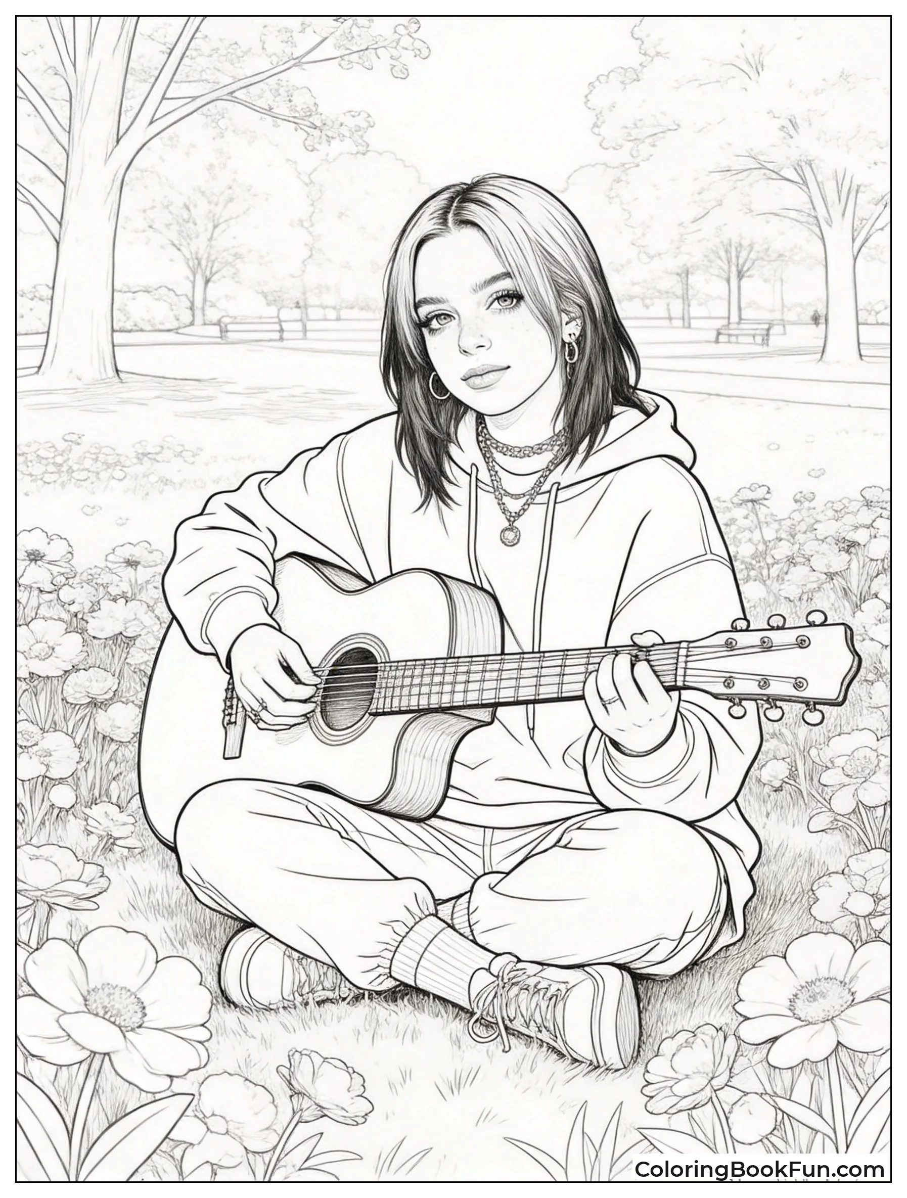 Billie Having Spring Picnic