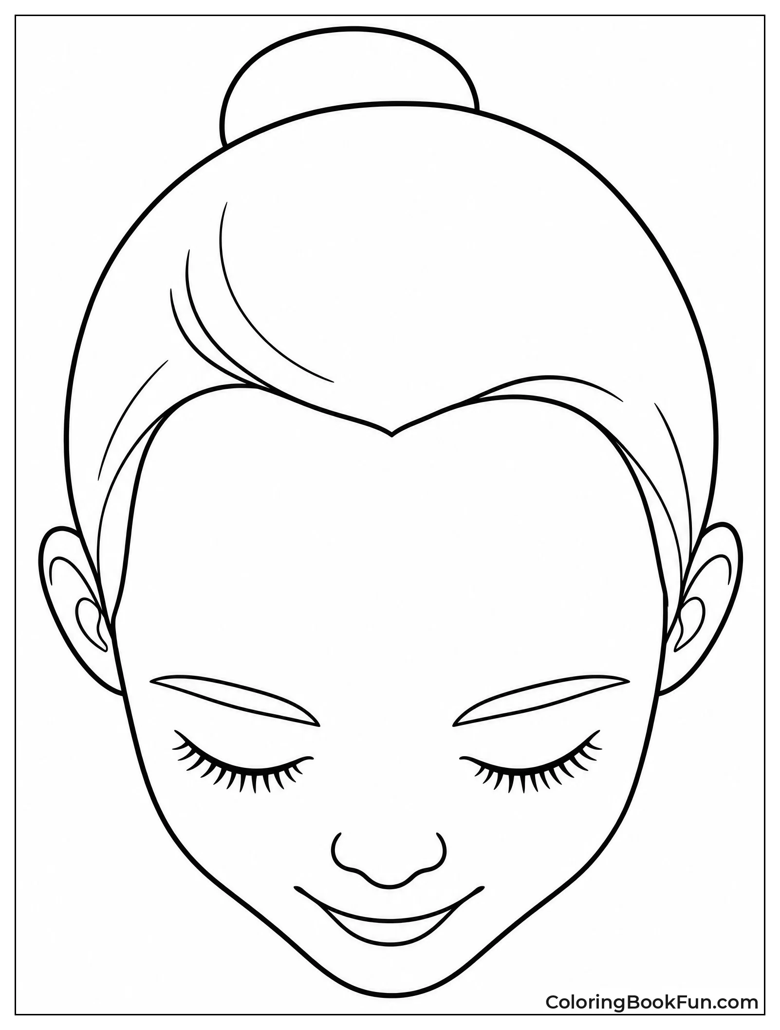Bird's Eye View of Face