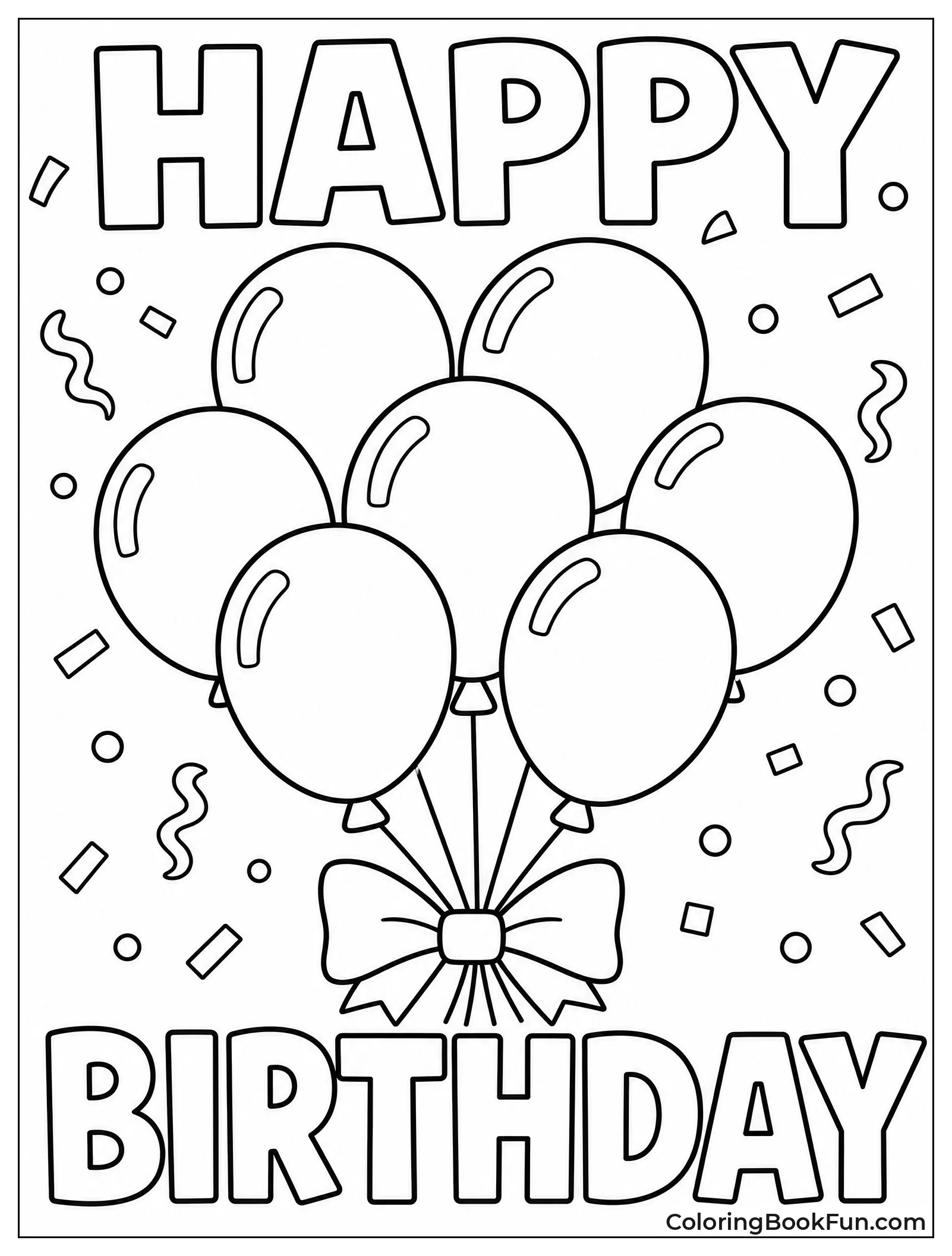 Festive Balloons for Birthday Party