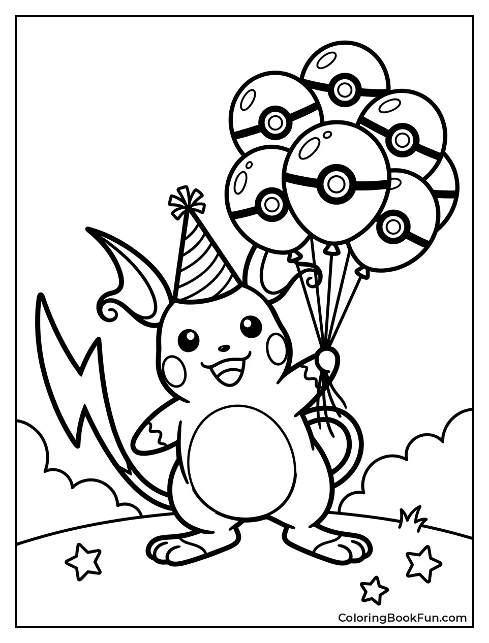 Raichu at Birthday Party