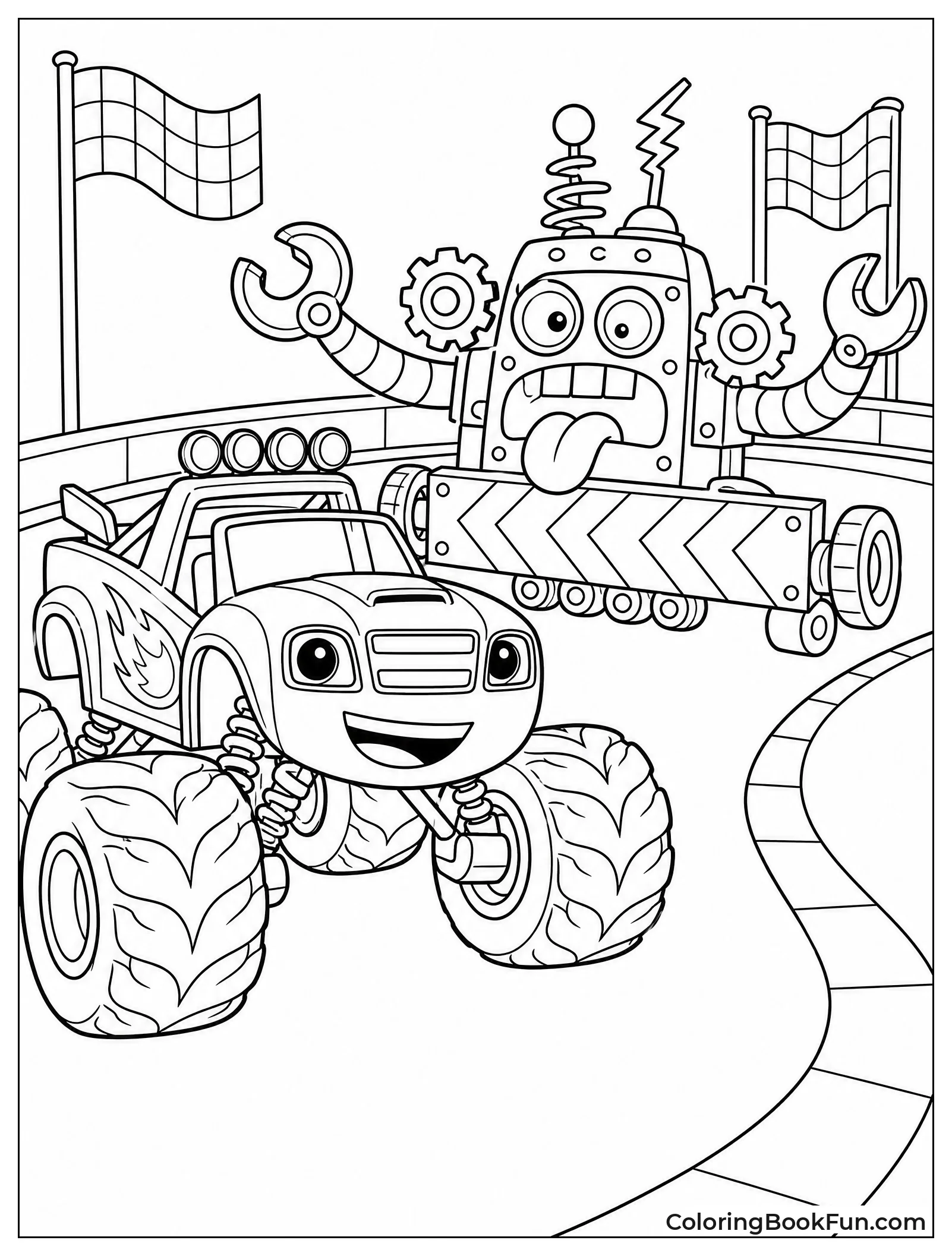 Crusher Builds Wacky Robot Invention