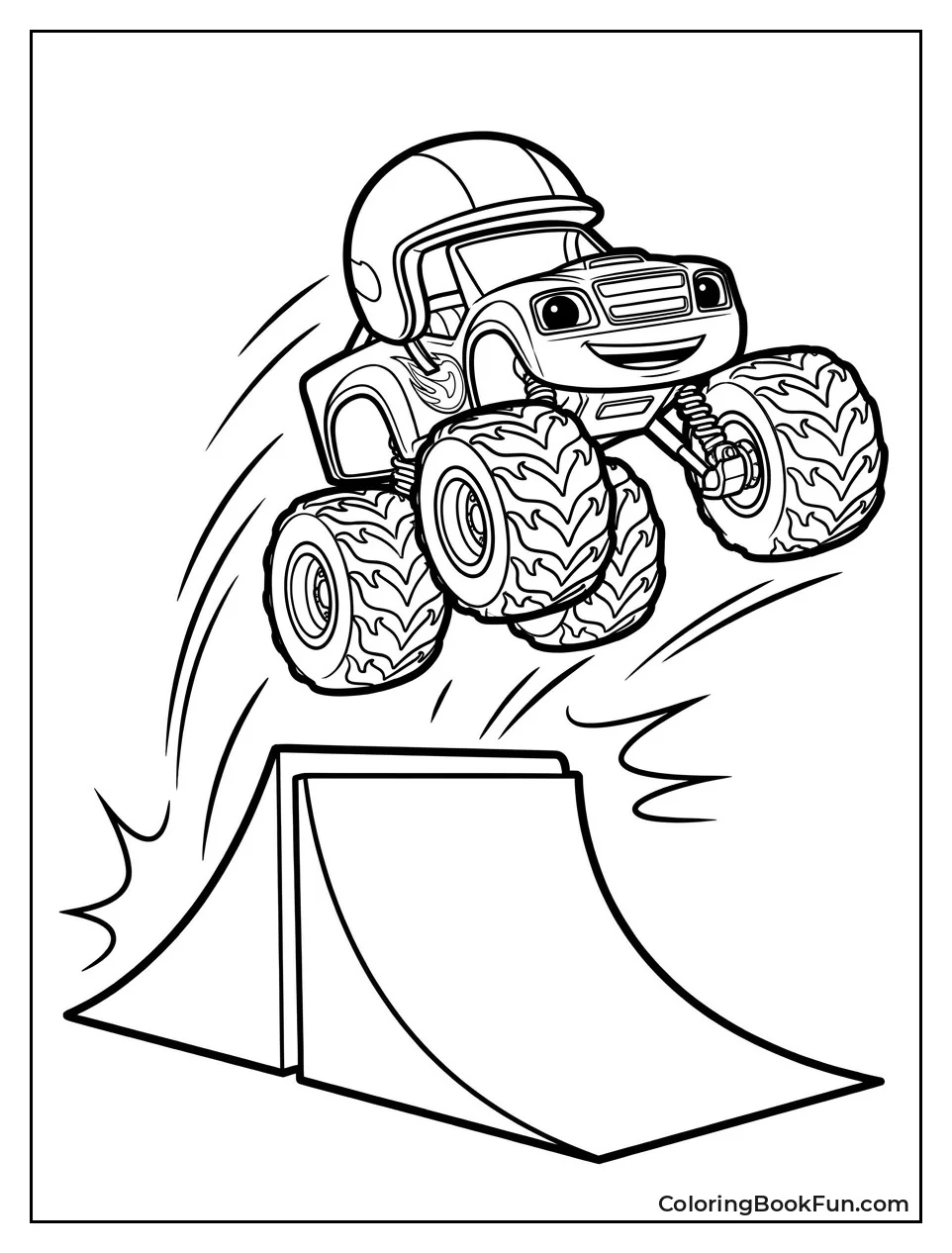 Darington Jumps in Stunt Truck