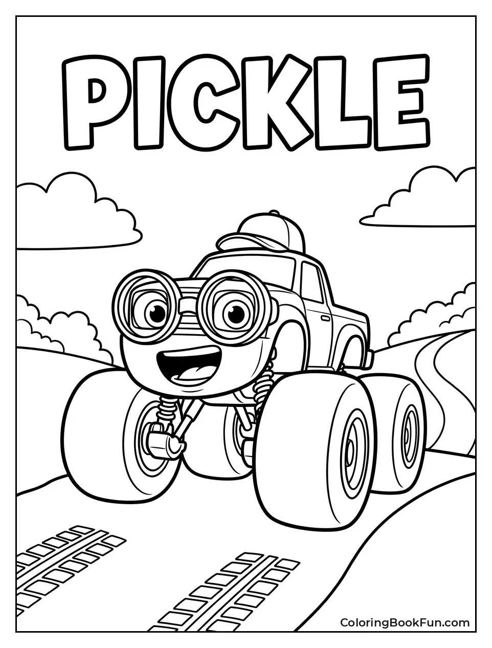 Pickle Looks Excited in Goggles