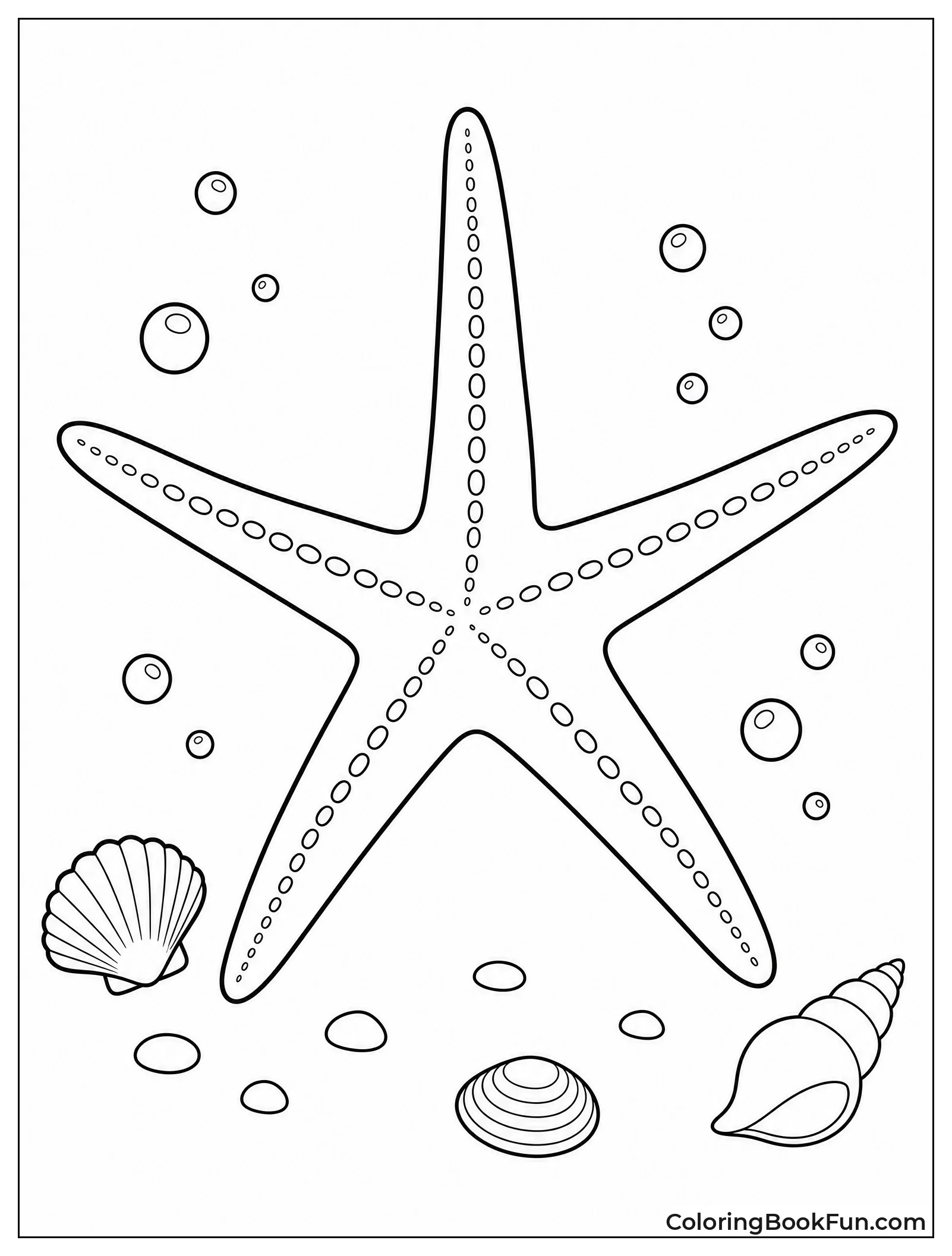 Blue Linckia Starfish with Long Arms