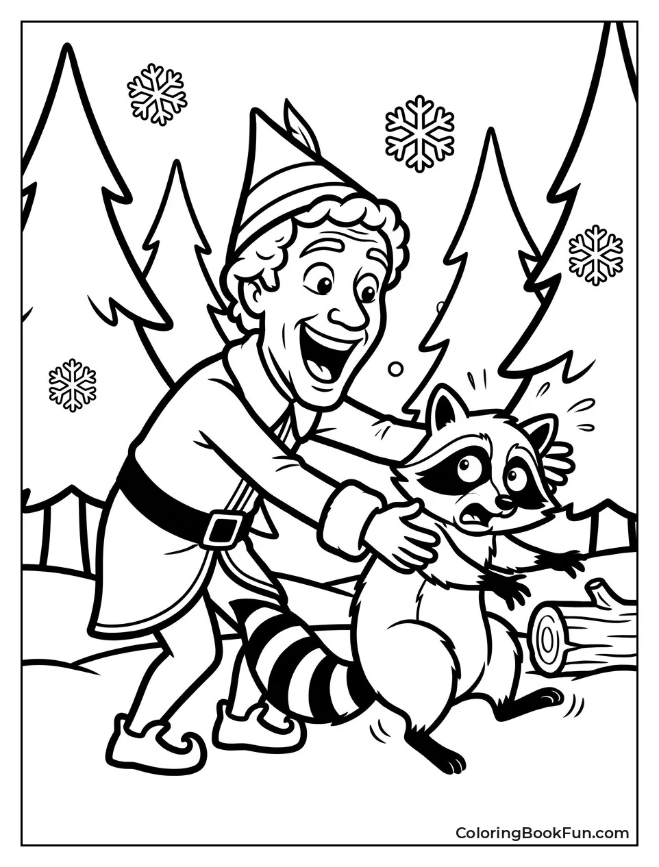 Buddy Hugging a Wild Raccoon