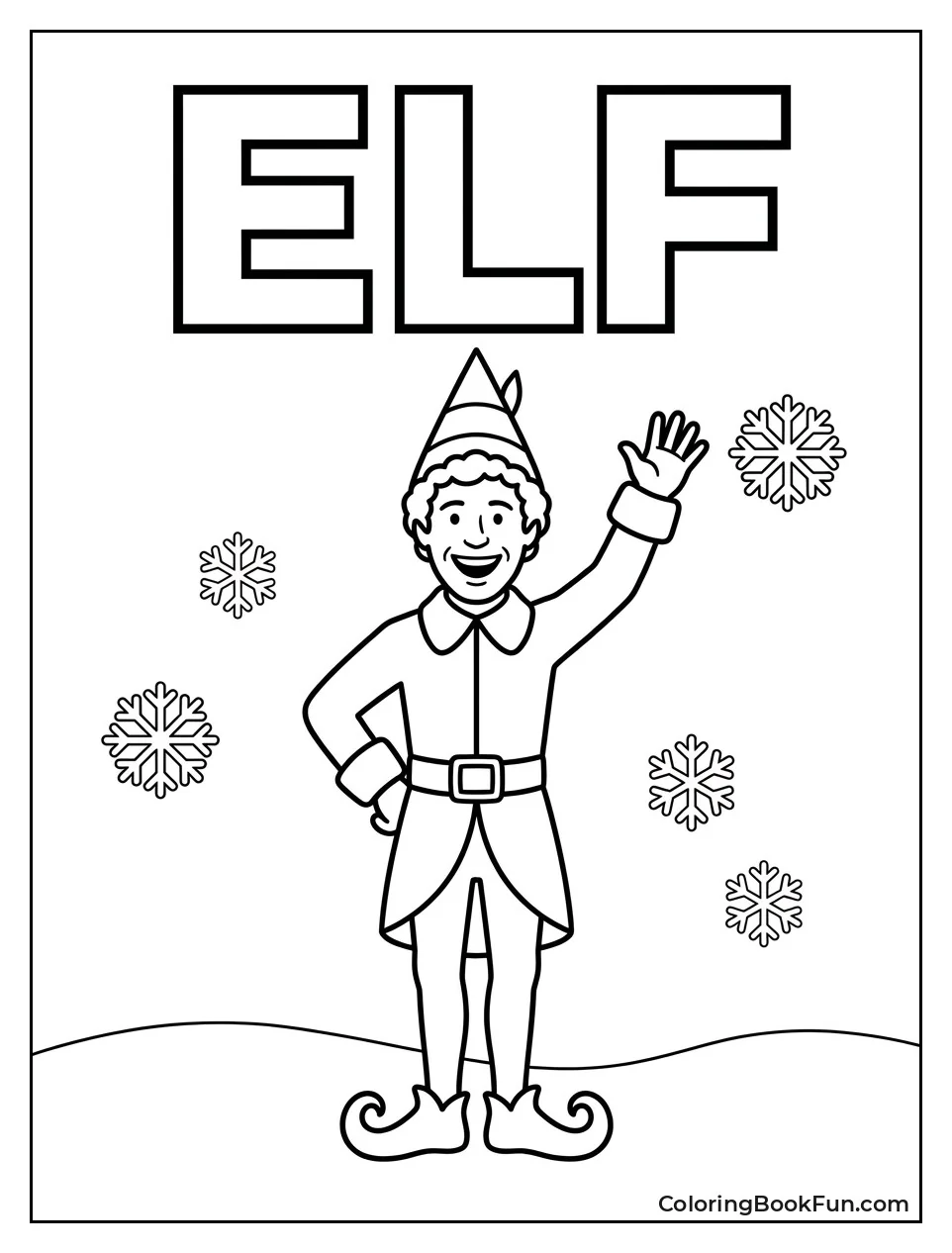Buddy Standing in Elf Pose