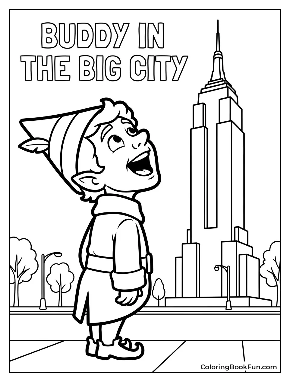 Buddy Looking at Empire State Building