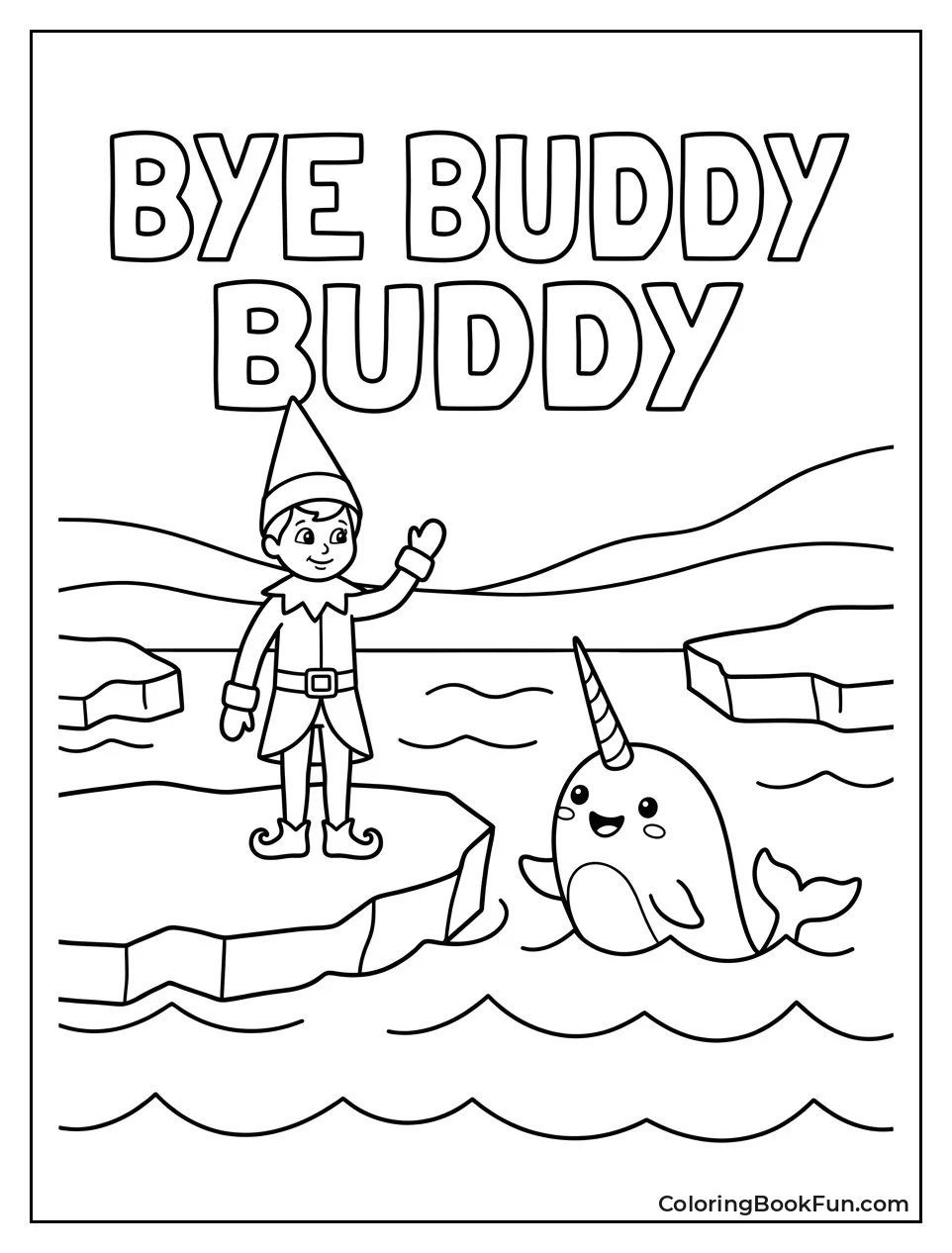 Mr Narwhal Saying Goodbye to Buddy