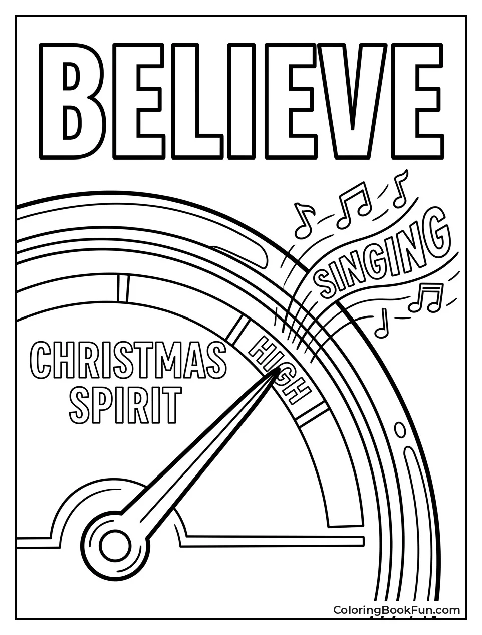 Clausometer Showing Rising Christmas Spirit