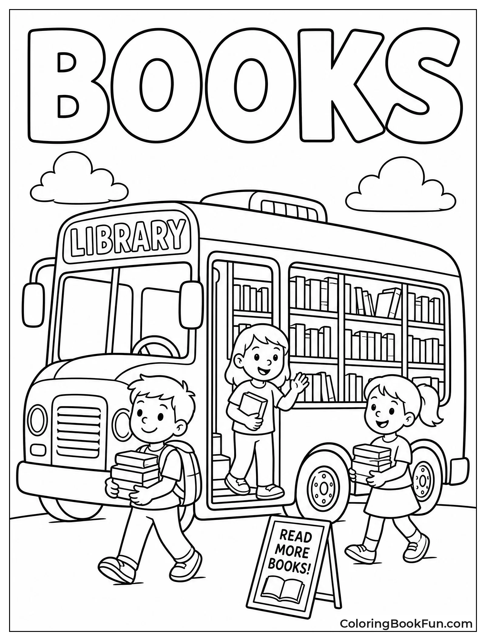 Book Bus Full Of Books