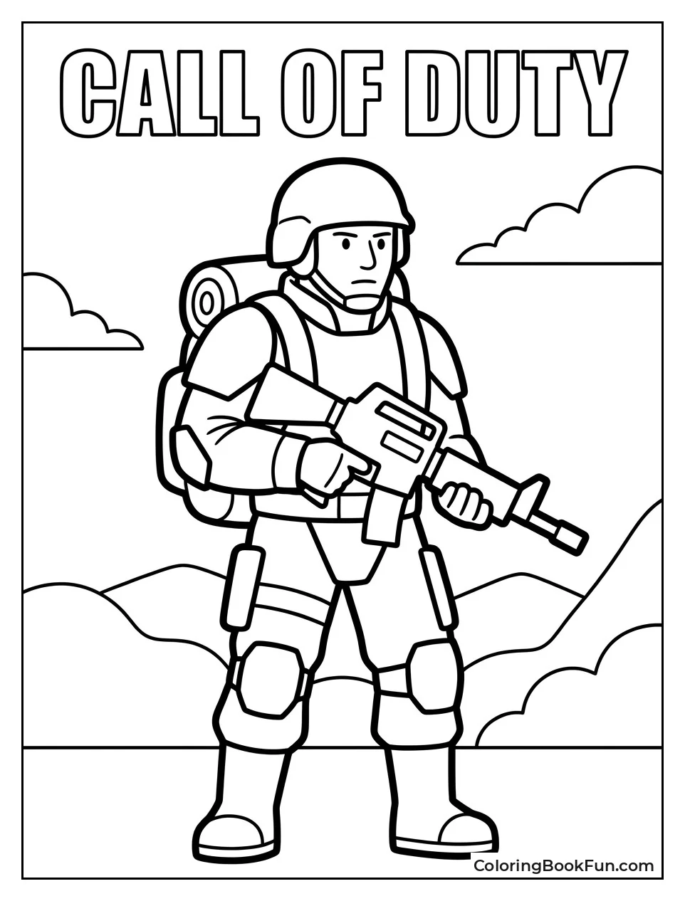Simple Soldier Outline