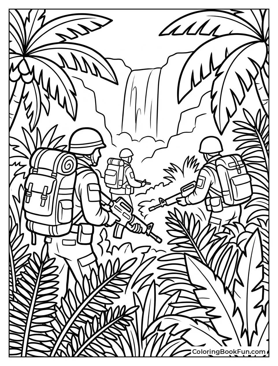 Patrol in Jungle