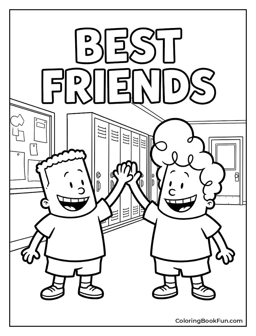 George and Harold High Fiving
