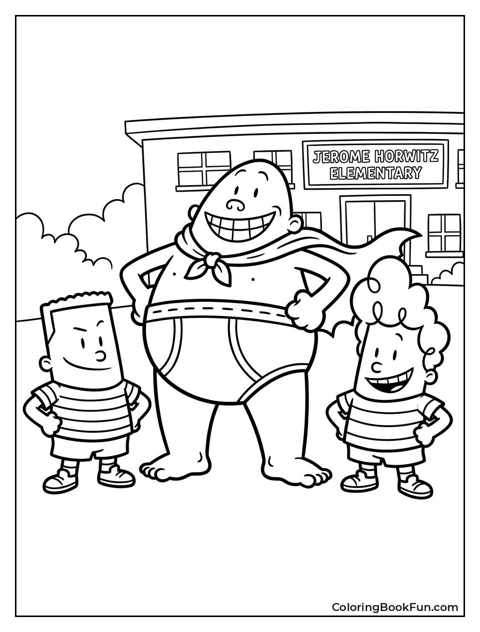Captain Underpants with George and Harold