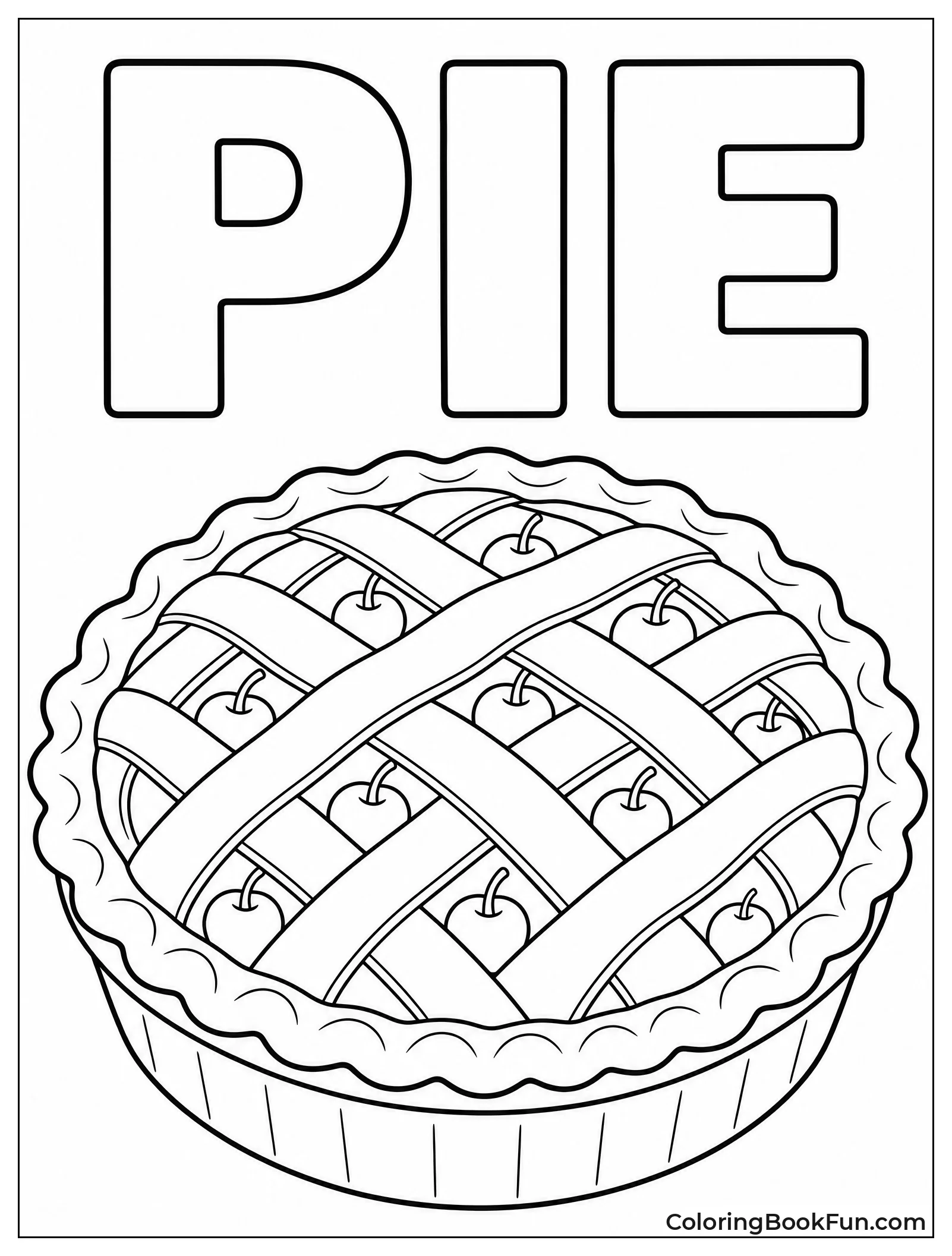 Fresh Cherry Pie with Lattice Crust