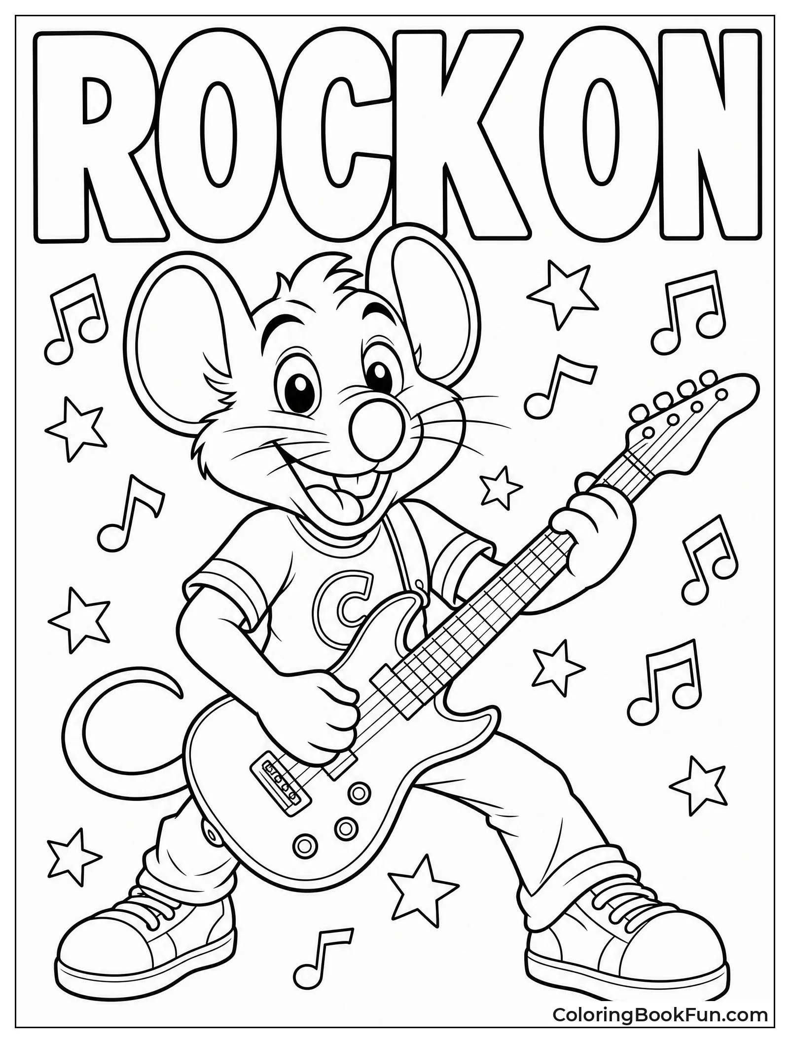 Chuck E Strumming His Guitar