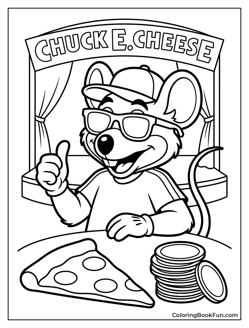 Chuck E Wearing Cool Sunglasses