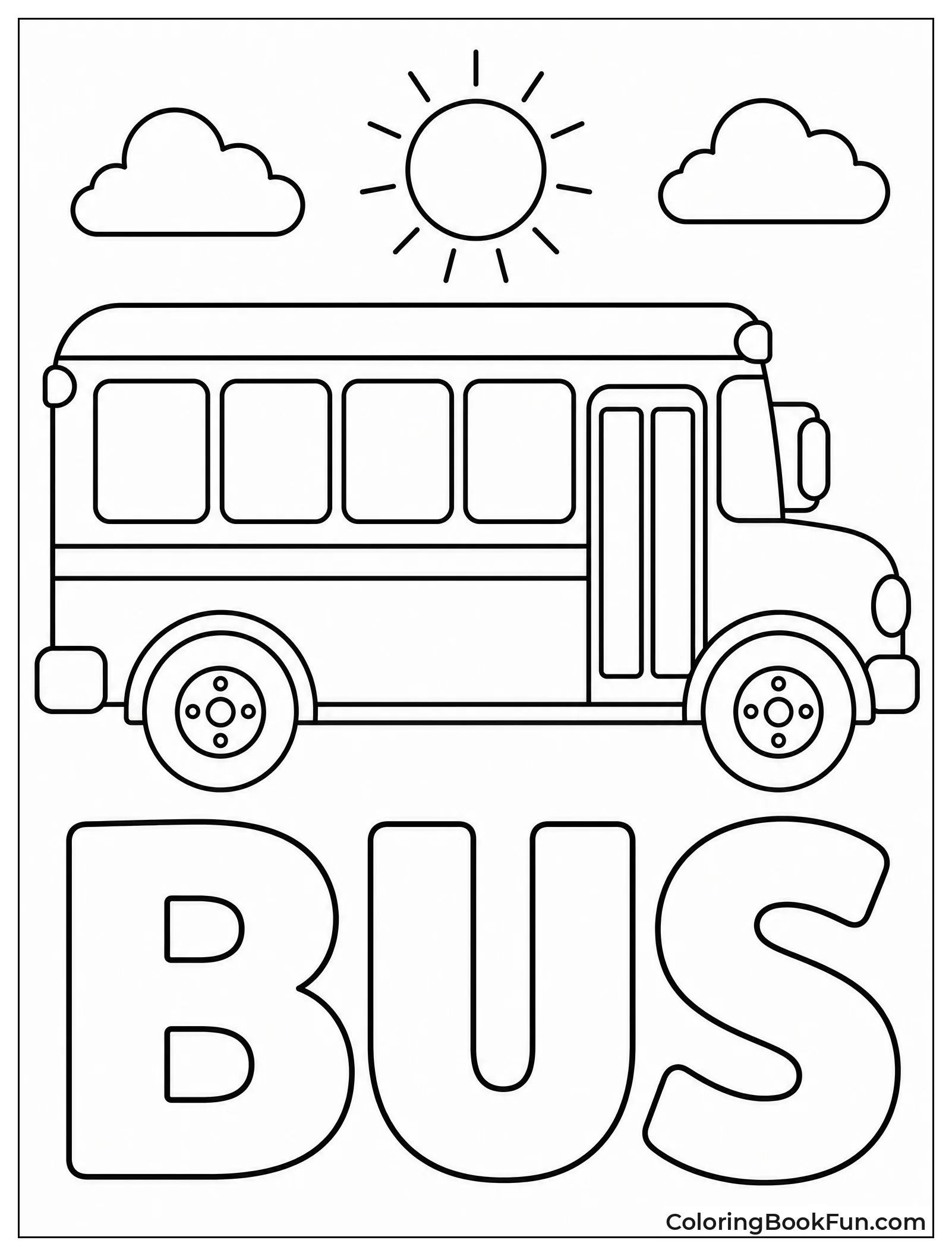 Classic Yellow School Bus