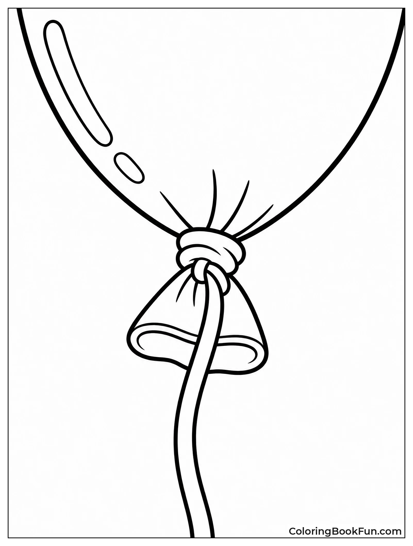 Close Up View of Balloon Knot