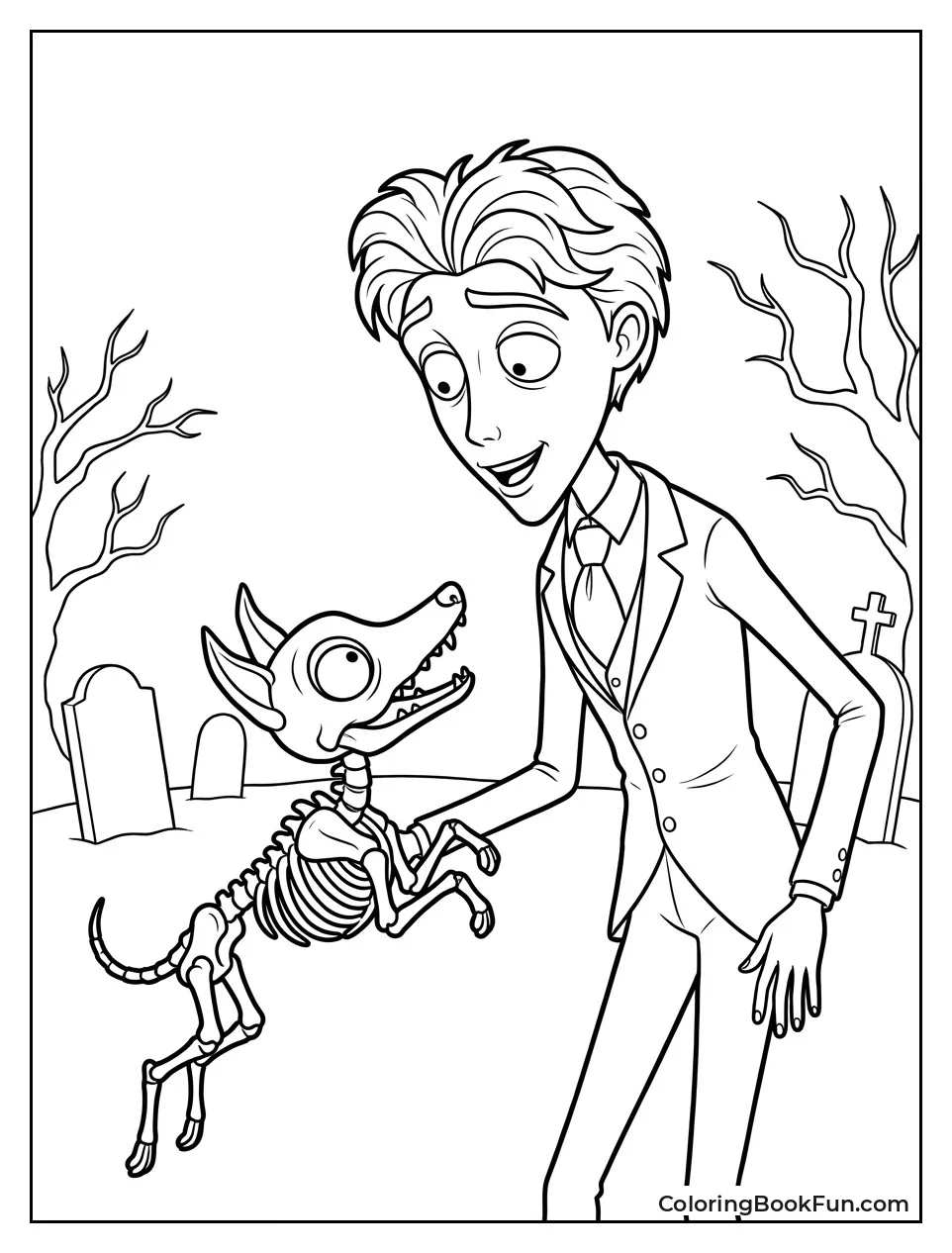 Victor Reuniting with His Dog