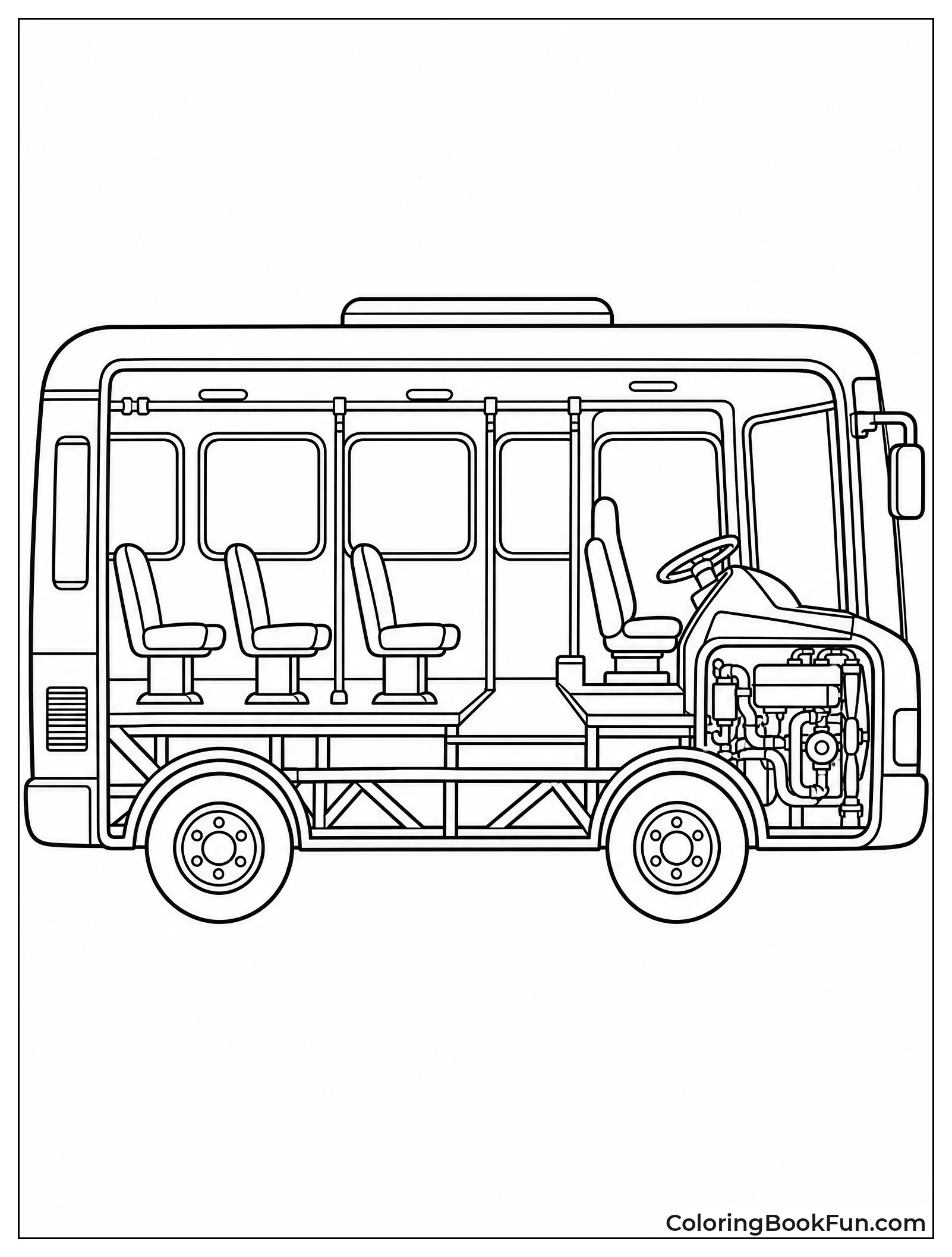 Inside View Of City Bus