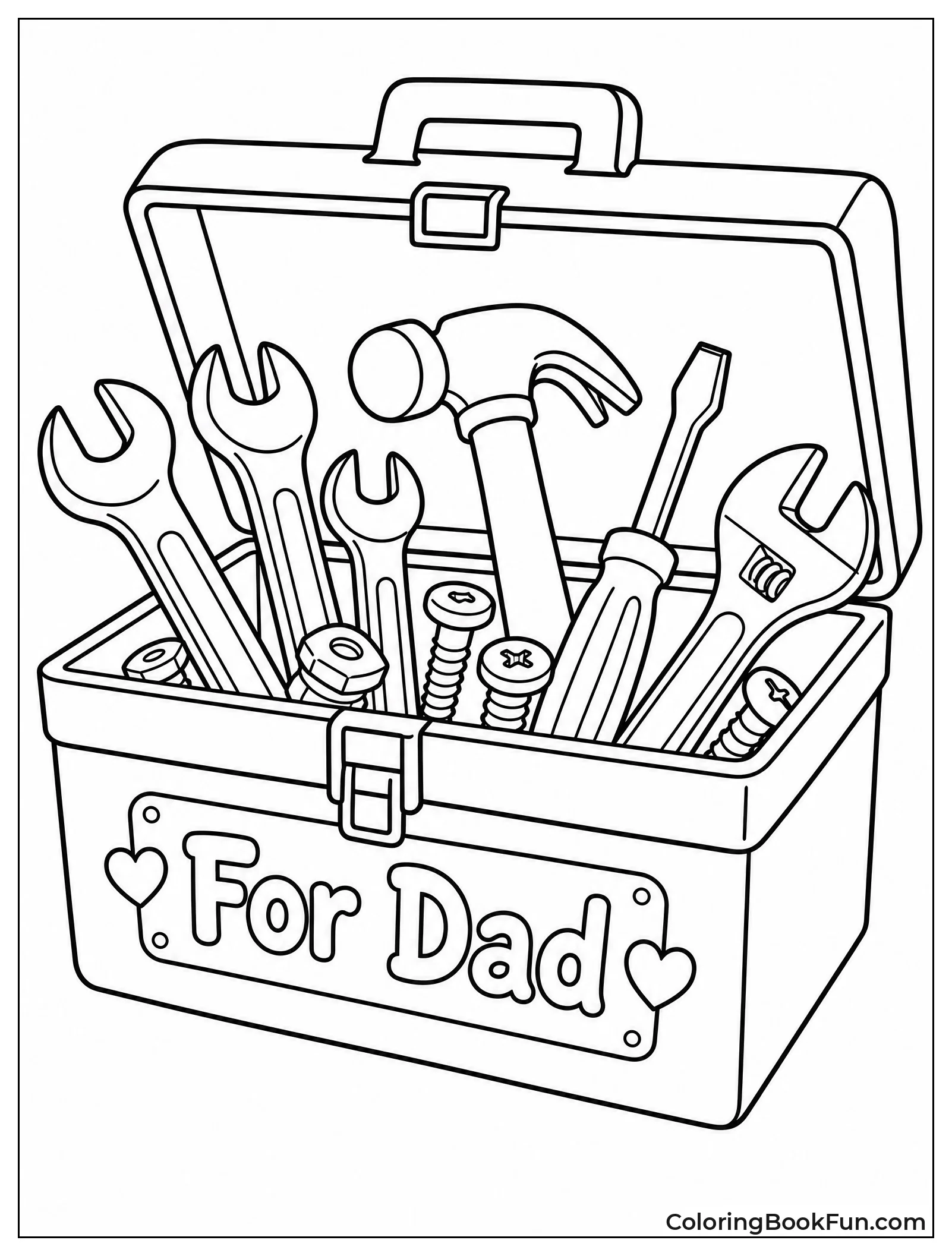 Open Toolbox with Tools for Dad