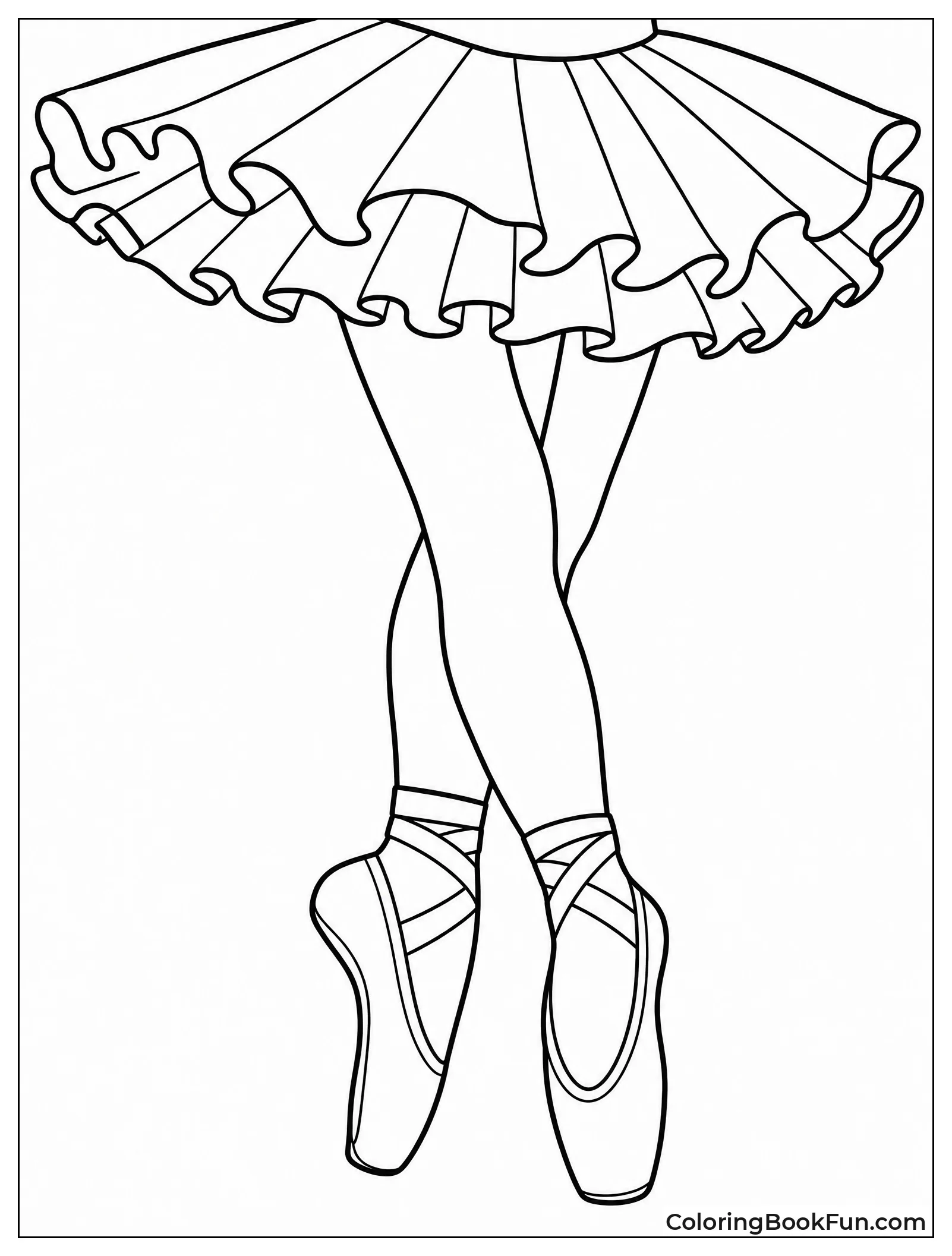 Ballerina Spins on Her Toes
