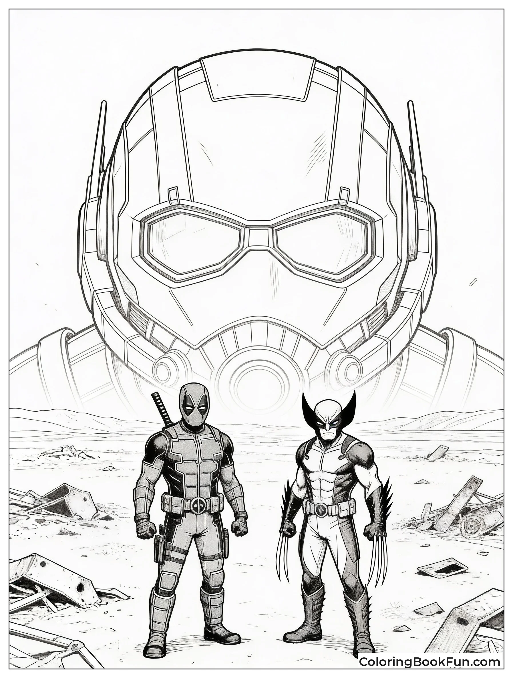 Vast Void With Giant Ant Man Helmet