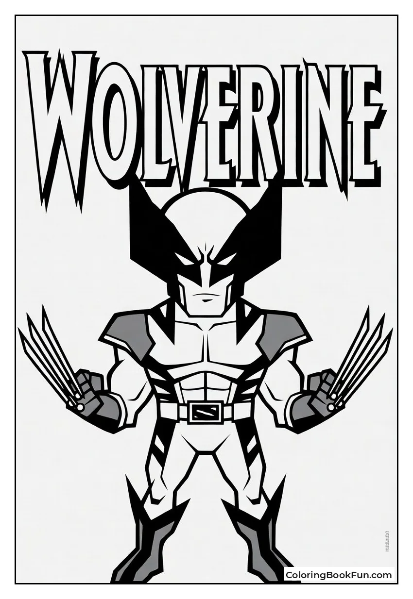 Wolverine Shows His Adamantium Claws