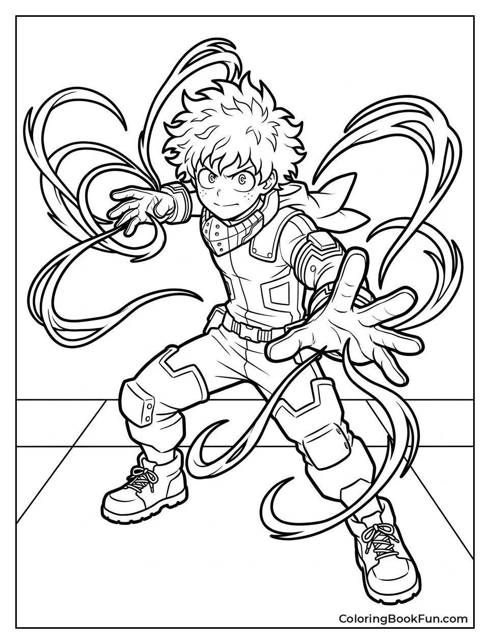 Deku Controls Dark Blackwhip Energy
