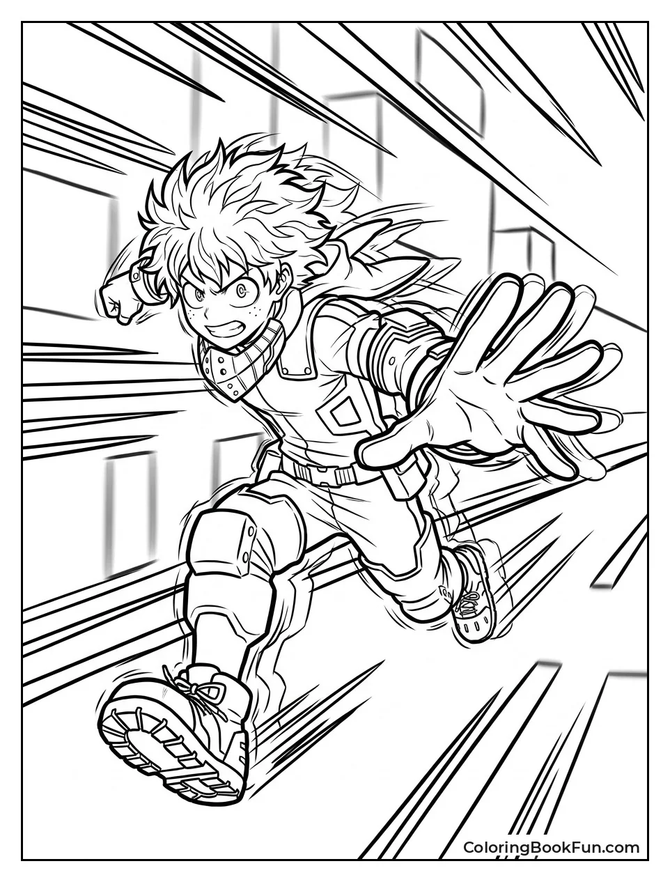 Deku Blurs from Extreme Speed