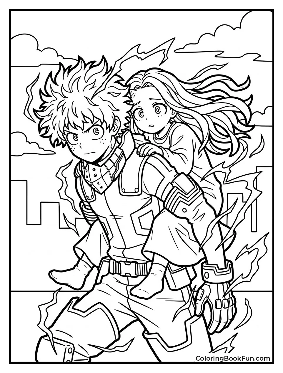 Deku Glows Brightly with Eri