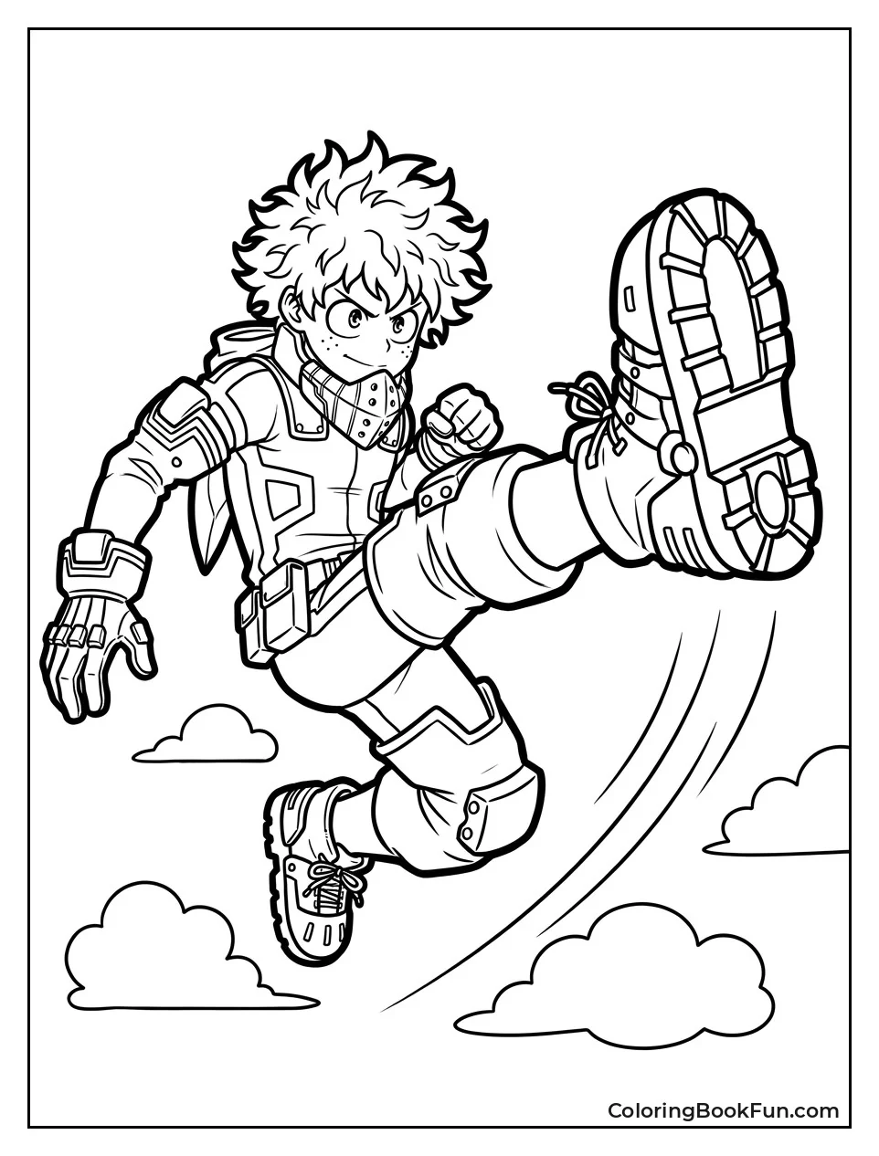 Deku Kicks with Iron Boots