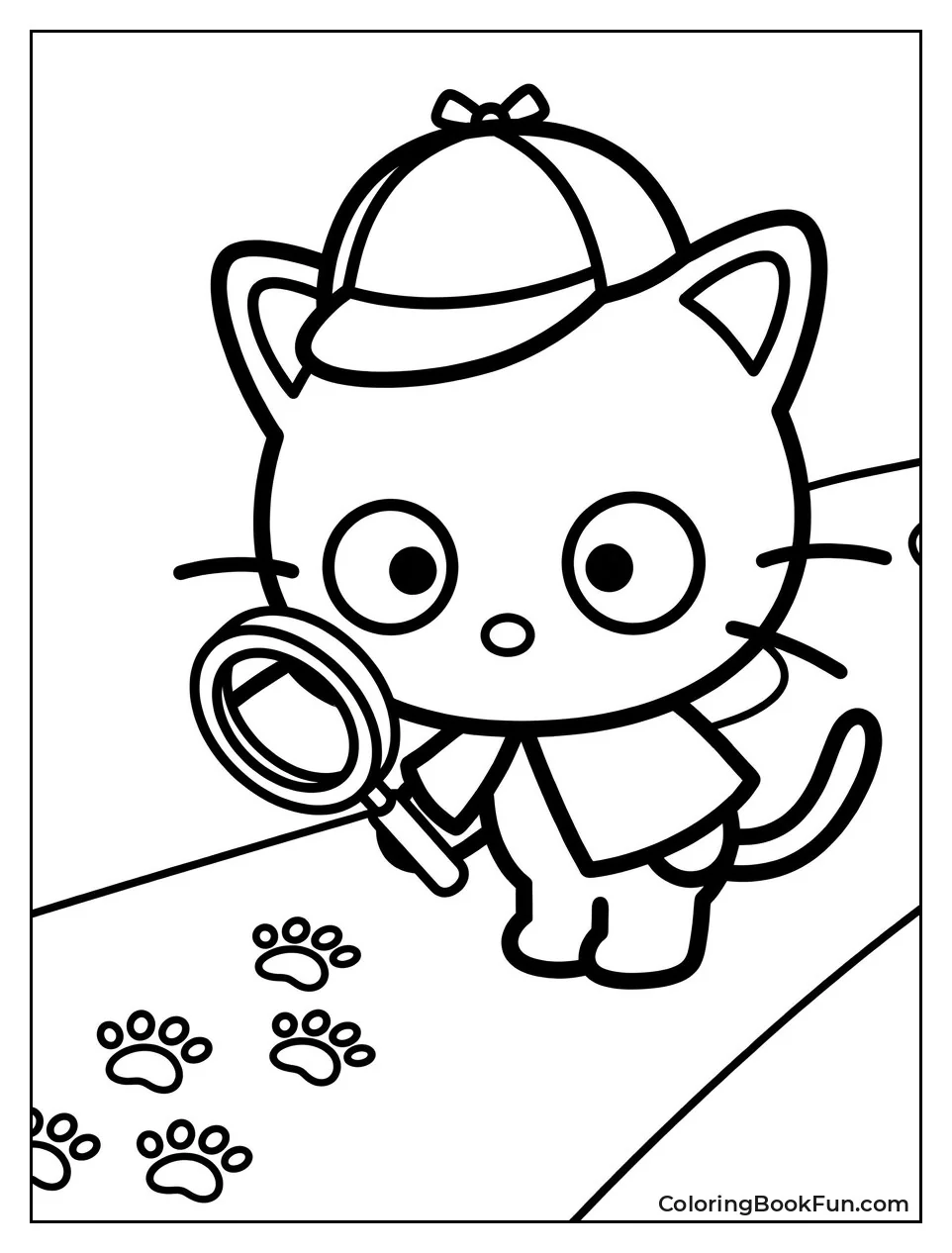 Detective Chococat Looks for Clues
