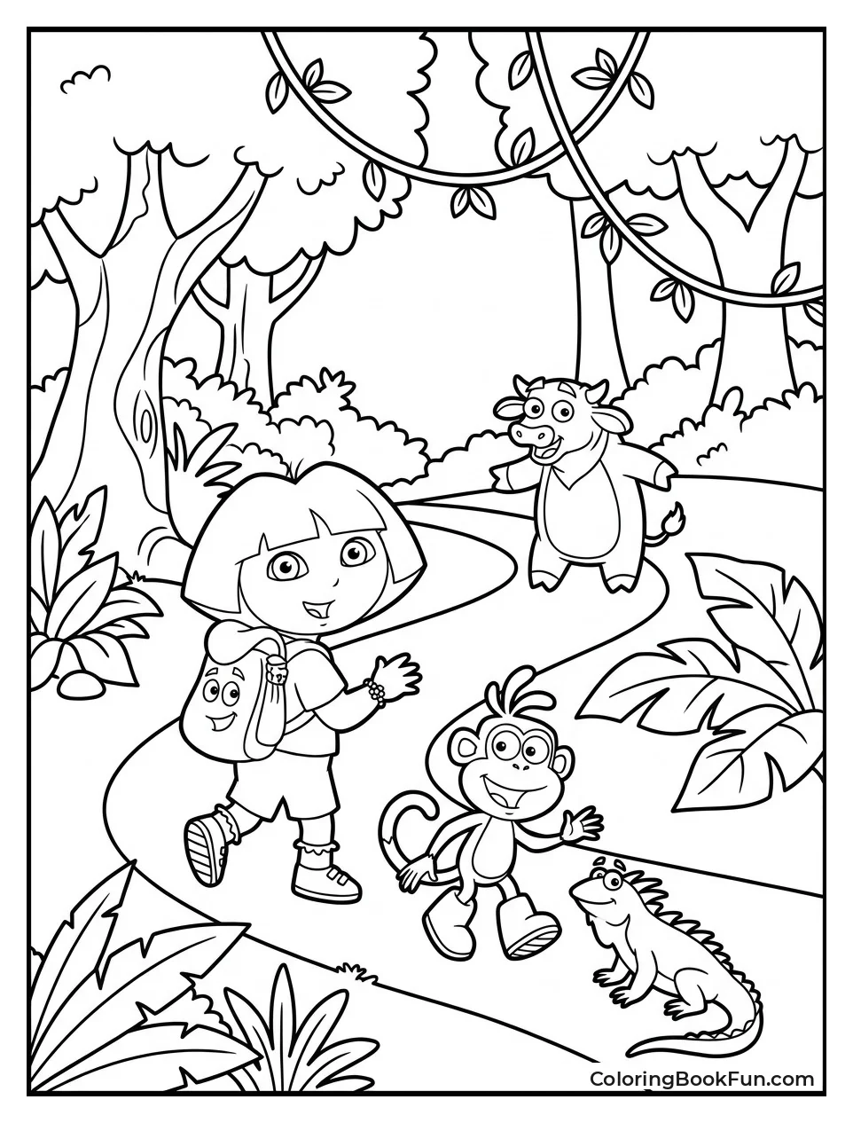 Dora and Friends Trek Through Lush Jungle