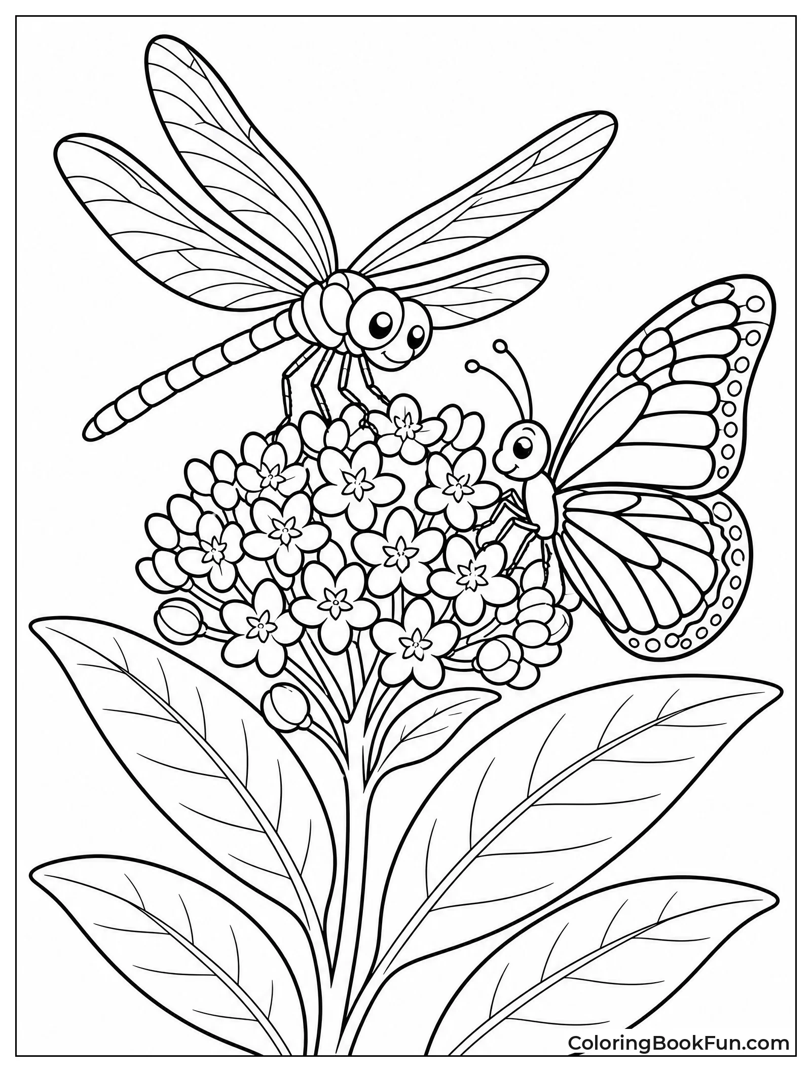 Dragonfly and Butterfly Friends