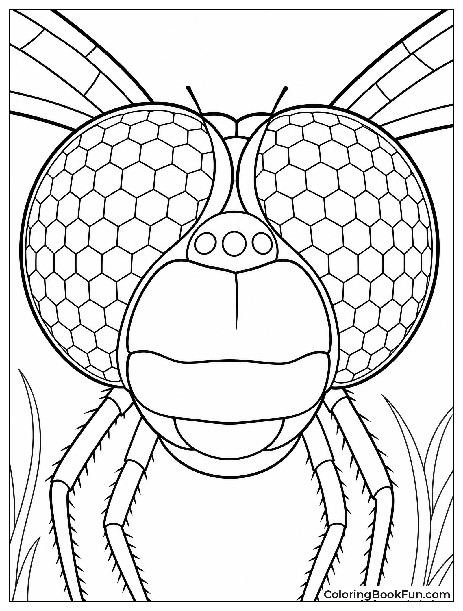 Dragonfly Close Up Eyes