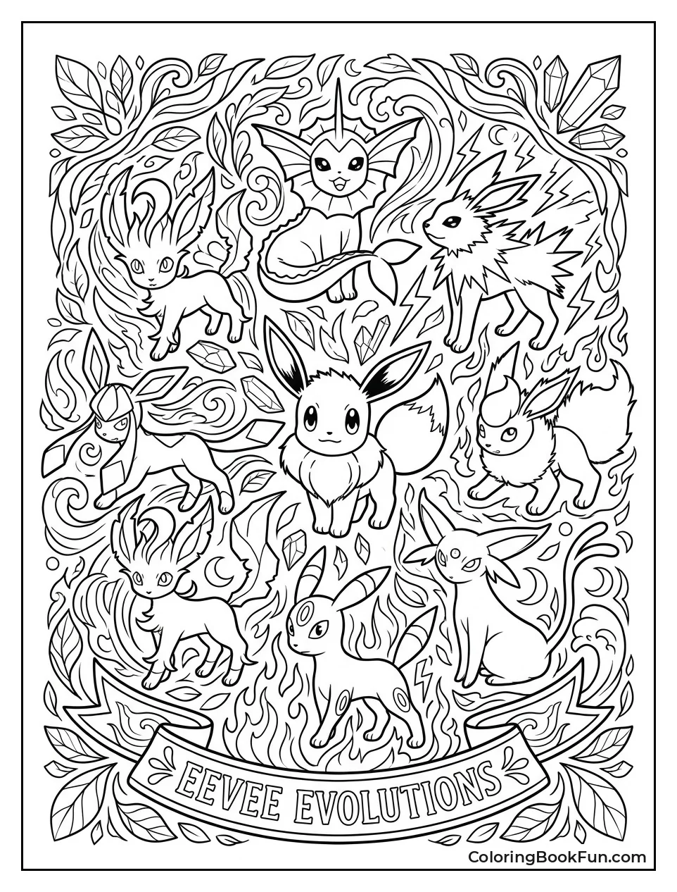 Eevee Glows Bright During Evolution