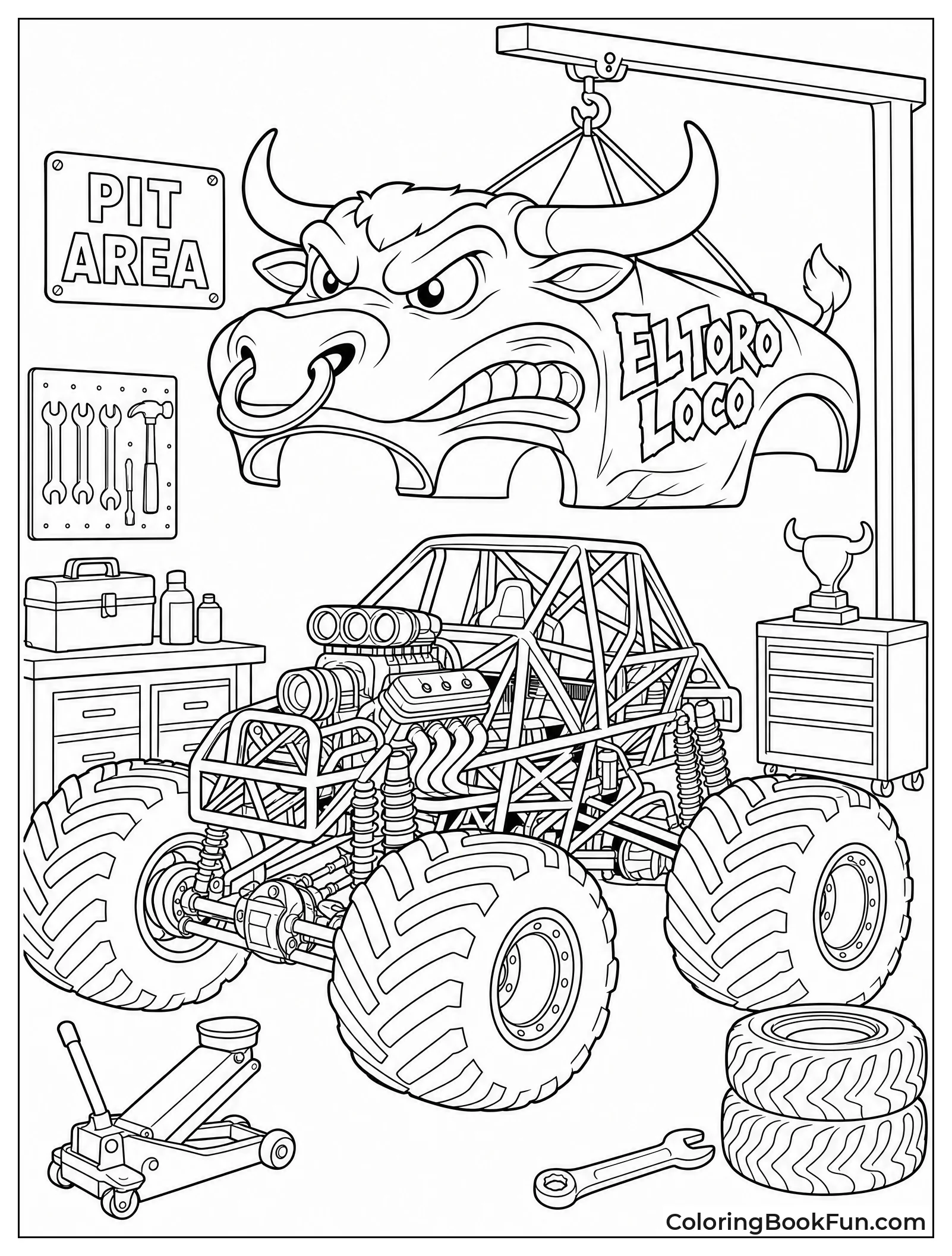 Truck Frame Before Body is Added