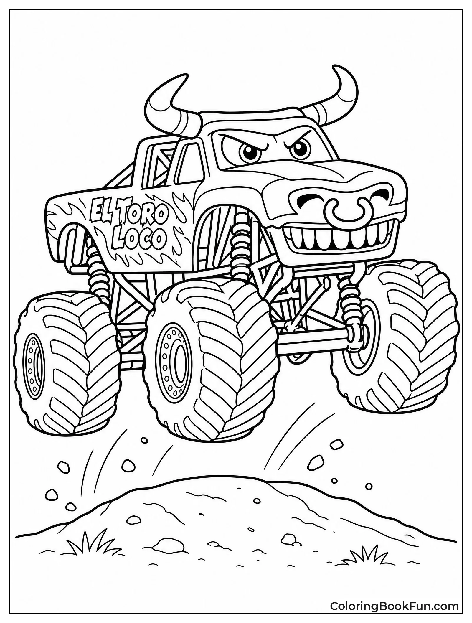 Bright Yellow Bull Truck Variant
